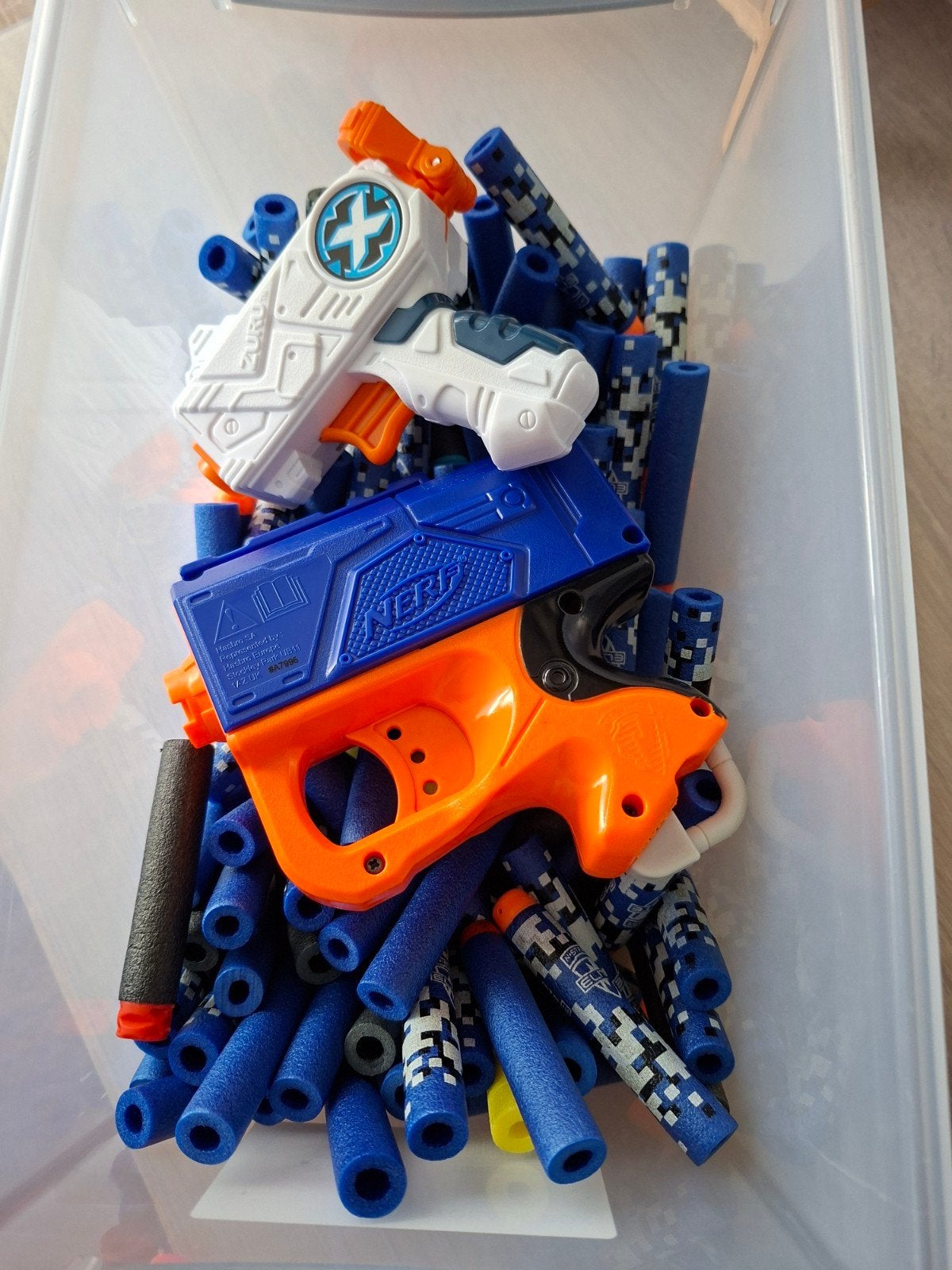 nerf plus pijltjes, Kinderen en Baby's, Speelgoed | Buiten | Actiespeelgoed, Ophalen, Zo goed als nieuw