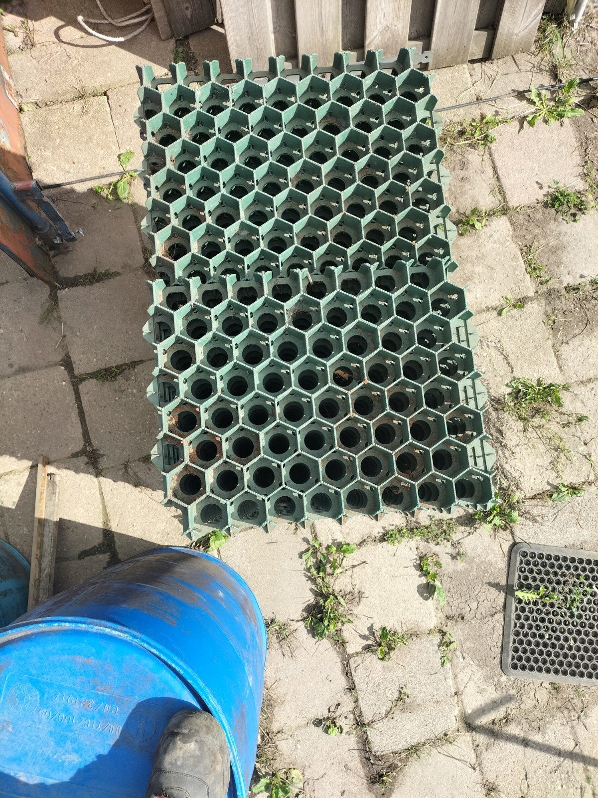 grasplaten, berijdbaar gazon, honingraat platen kunststof., Tuin en Terras, Ophalen, Overige materialen, Overige typen, Nieuw