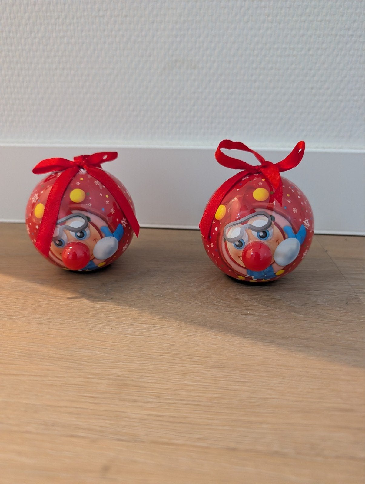 Jokie kerstballen (set van 2), Diversen, Ophalen of Verzenden