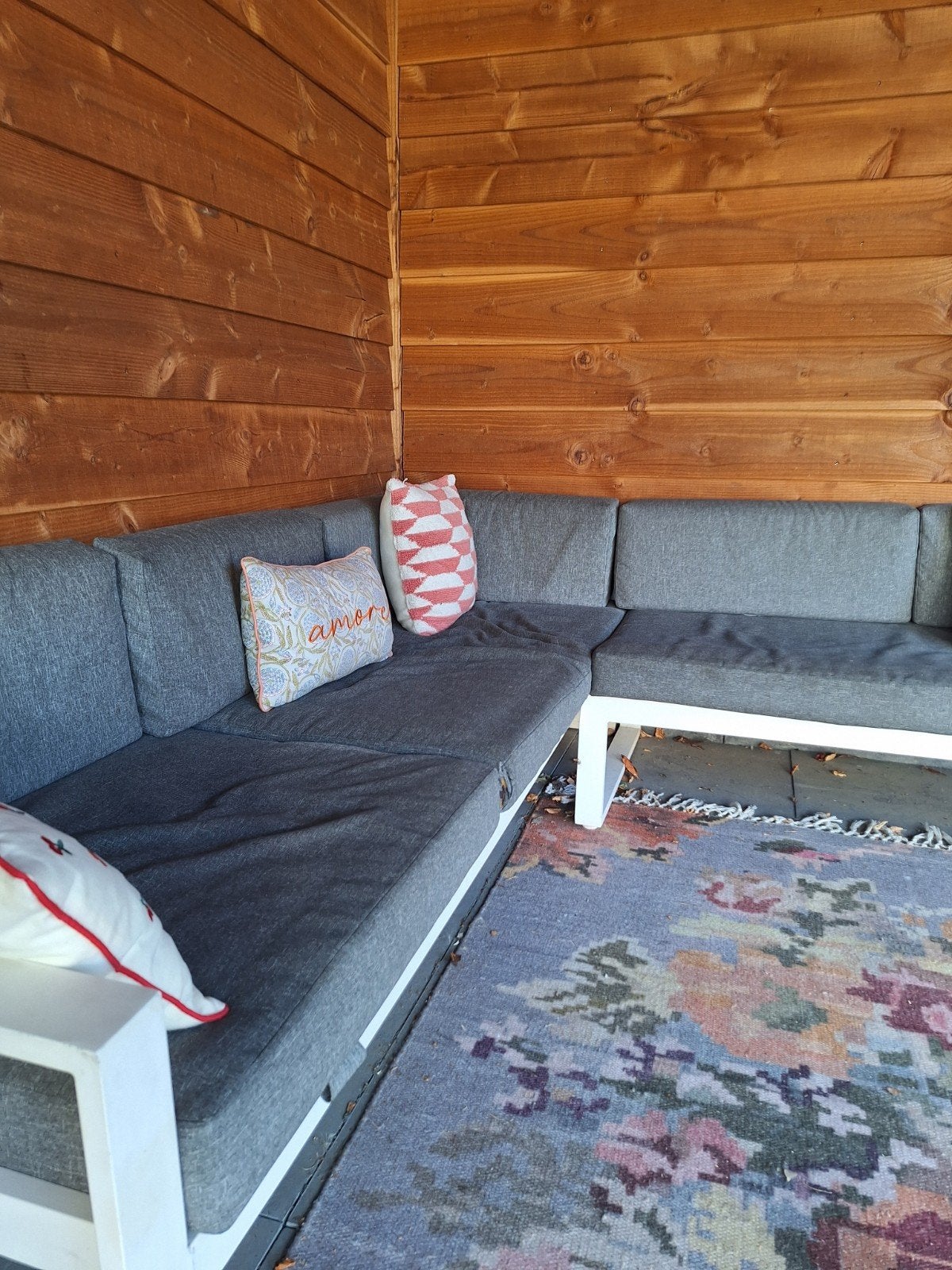 Comfortabele Loungeset Tuin antraciet, Tuin en Terras, Ophalen, Gebruikt, Loungeset, Bank