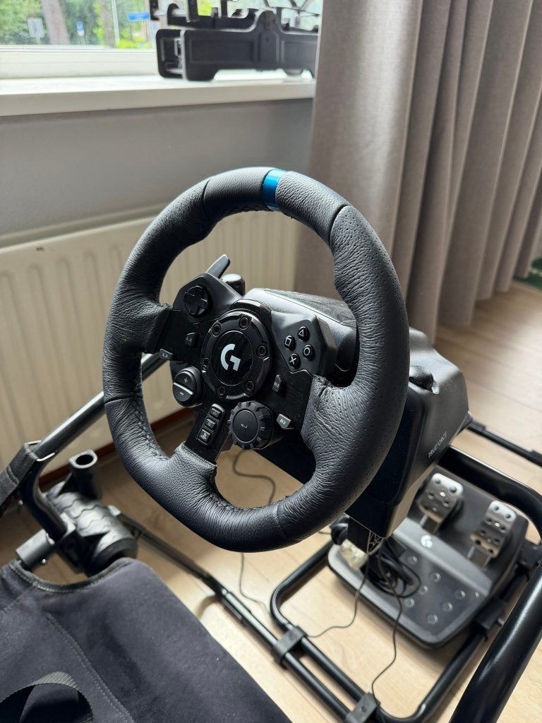 Complete Sim Racing Set | Logitech G923 + Shifter + GT Lite, Ophalen, Racestuur, RGB verlichting, Zo goed als nieuw