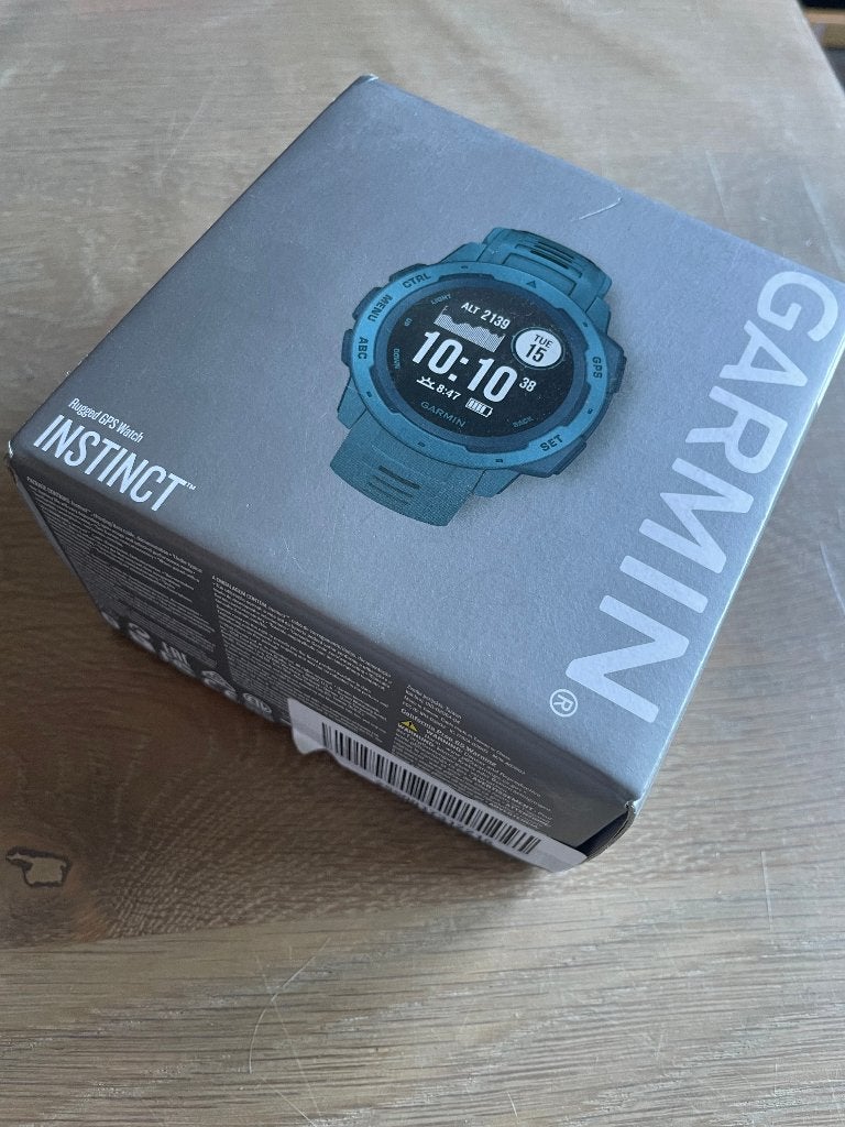 Garmin Instinct Blue GPS watch, Ophalen, Gebruikt, Blauw, Garmin
