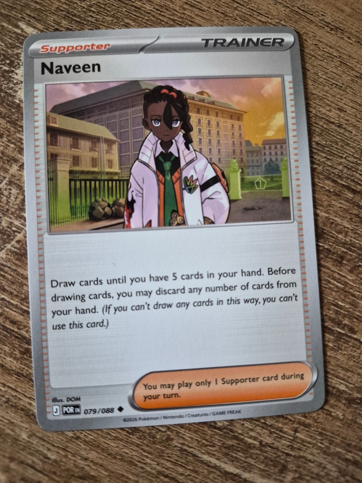 Pokémon TCG Supporter Trainer Kaart - Naveen 079/088, Ophalen of Verzenden