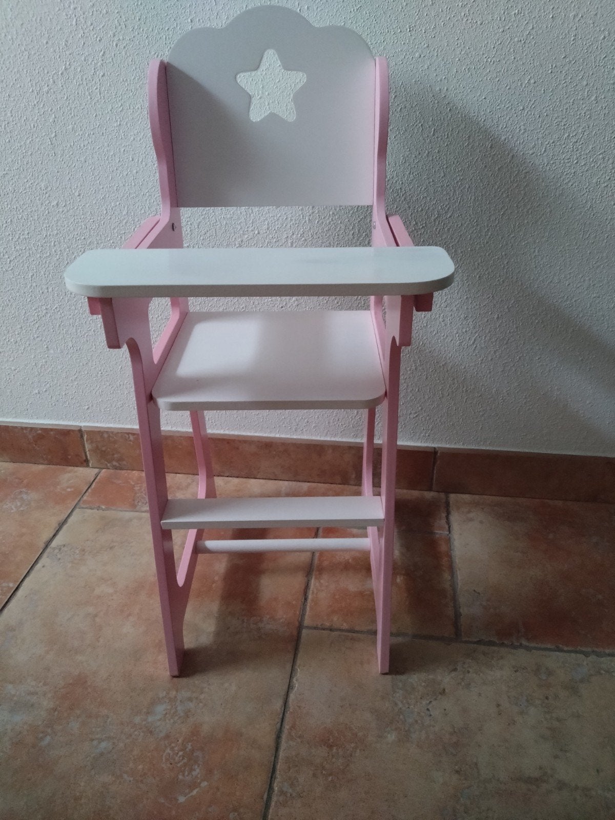 Roze Poppenstoel voor Baby Born Pop - Goede Staat, Kinderen en Baby's, Speelgoed | Poppen, Ophalen, Zo goed als nieuw, Babypop