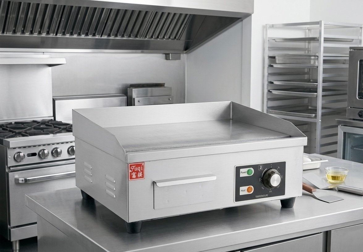 Nieuwe Horeca Grill 45x40x21cm, 2.5kW 220V, Ophalen, Nieuw in verpakking, Fornuis, Frituur en Grillen