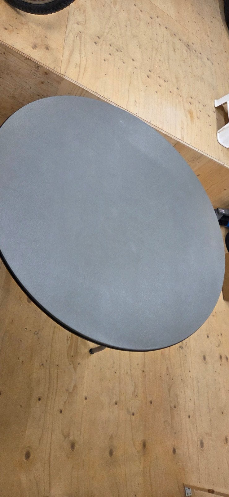 Ronde Isabella campingtafel, Caravans en Kamperen, Kampeermeubelen, Ophalen, Gebruikt, Campingtafel