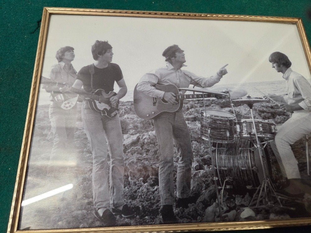 prent the beatles in vintage lijst, Ophalen of Verzenden, 'T Olde Gre-j, Info@toldegrej.nl, Endepoelstraat 20f Didam