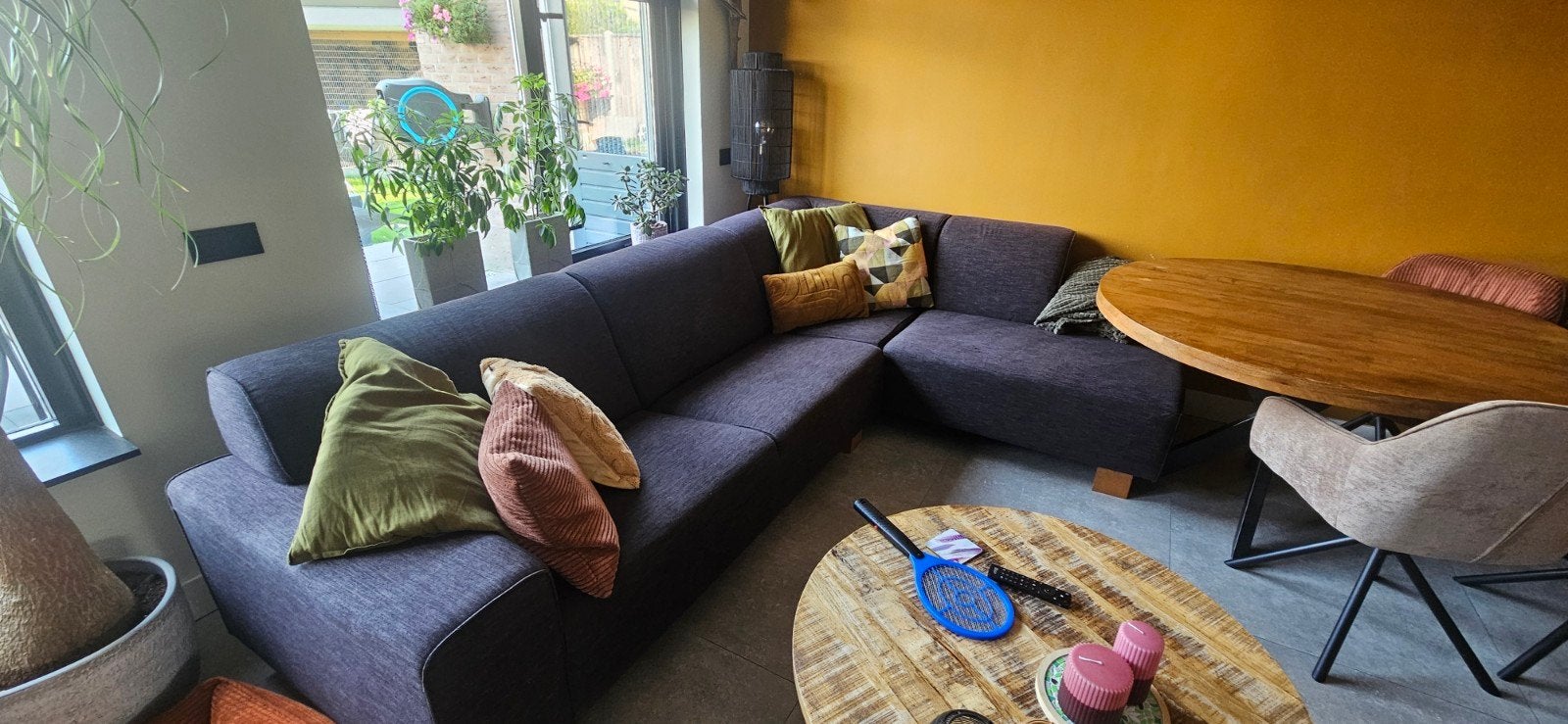 Te koop prachtige stoffen bank, Ophalen, Zo goed als nieuw, Stof