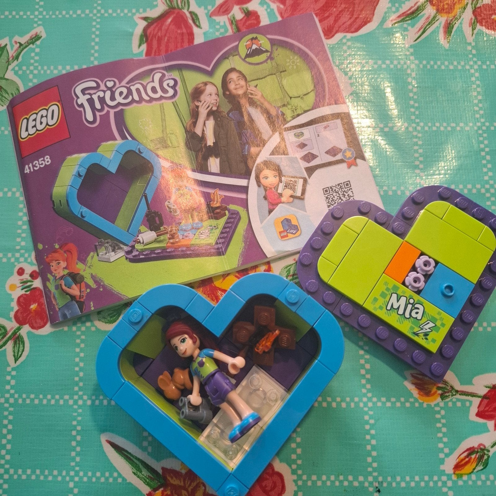 Lego Friends Mia's Hartendoosje 41358, Ophalen of Verzenden, Zo goed als nieuw, Overige merken