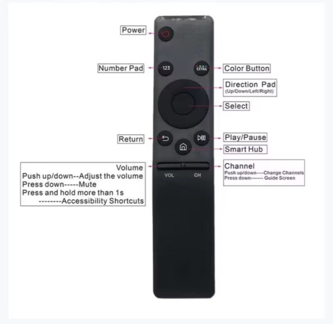 Nieuwe afstandsbediening voor Samsung Smart TV, Ophalen, Nieuw, Tv
