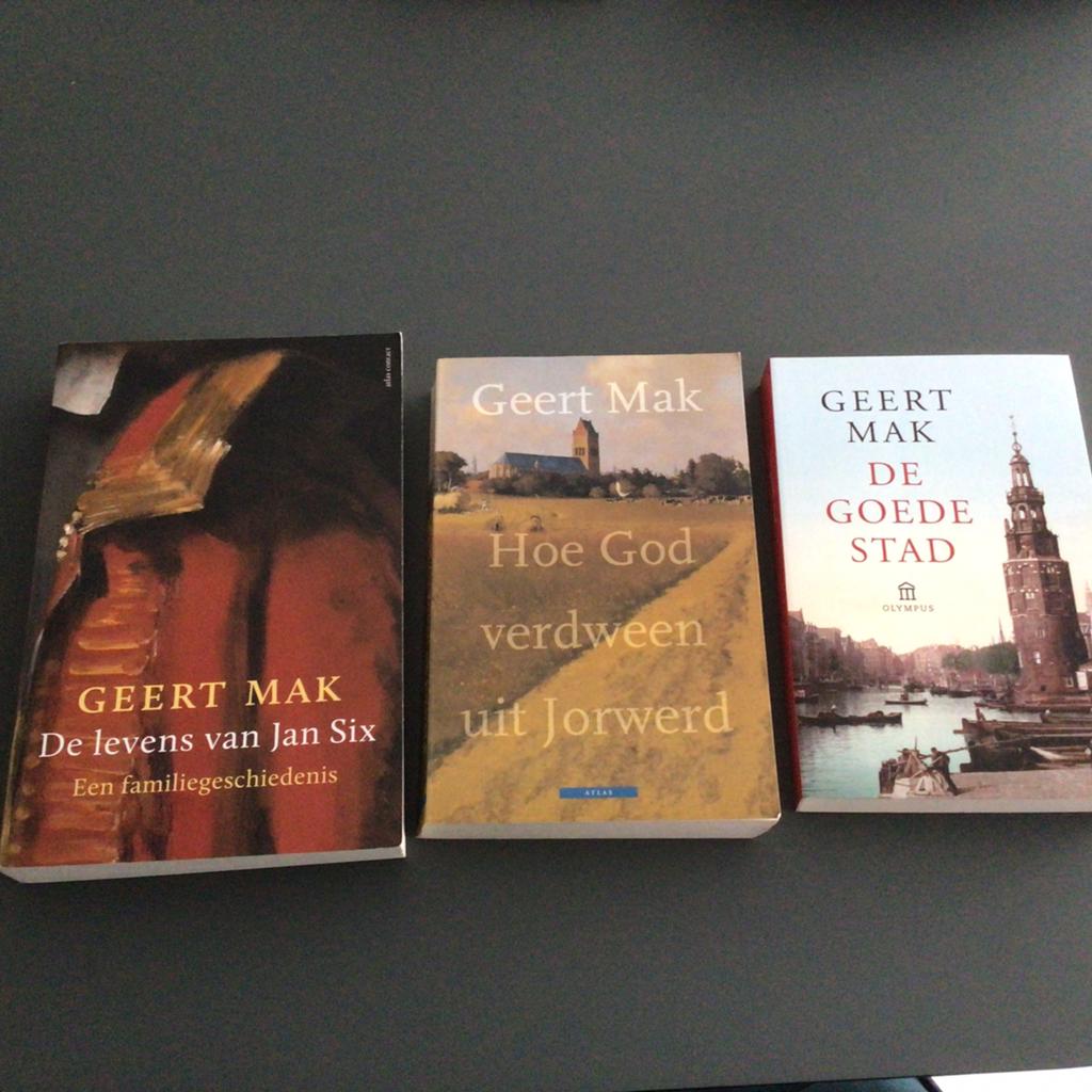 3 boeken van Geert Mak, Ophalen of Verzenden, Zo goed als nieuw, Nederland