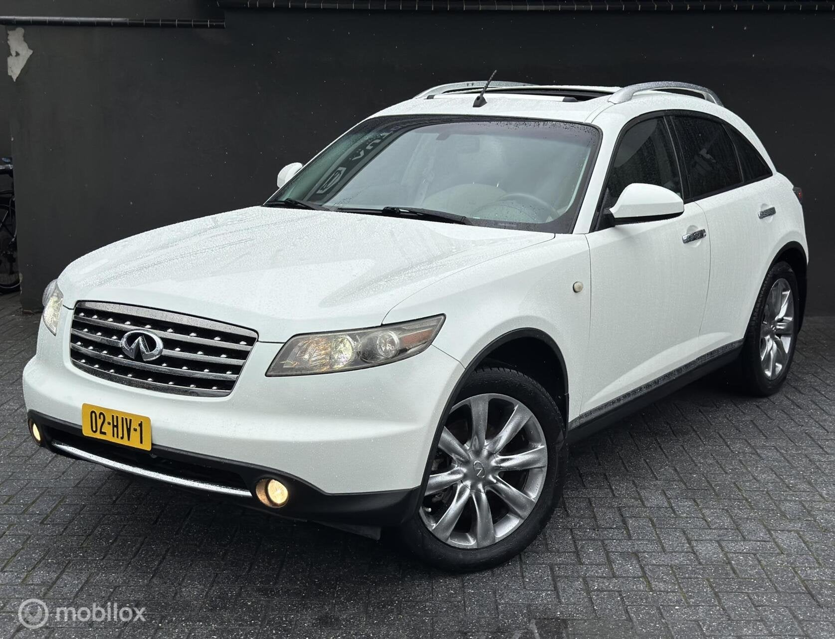 Infiniti FX35 3.5 V6 | 320 PK | Bose | Camera | Schuifdak |, Auto's, Automaat, Gebruikt, Wit, Bedrijf