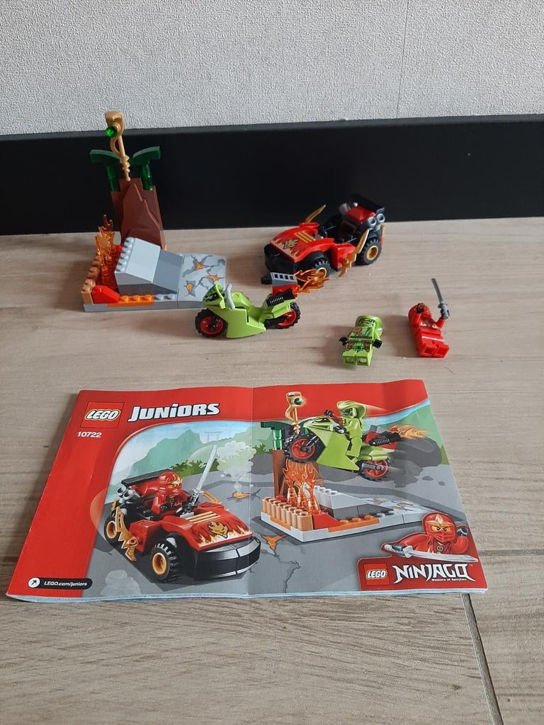 Lego Ninjago Juniors 10722, Ophalen of Verzenden, Zo goed als nieuw, Complete set, Lego