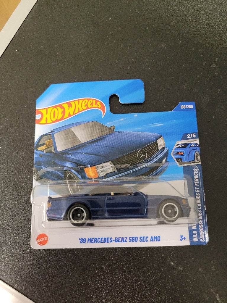 '89 mercedes-benz 560 SEC AMG hot wheels nieuw, Hobby en Vrije tijd, Ophalen of Verzenden, Nieuw, Auto