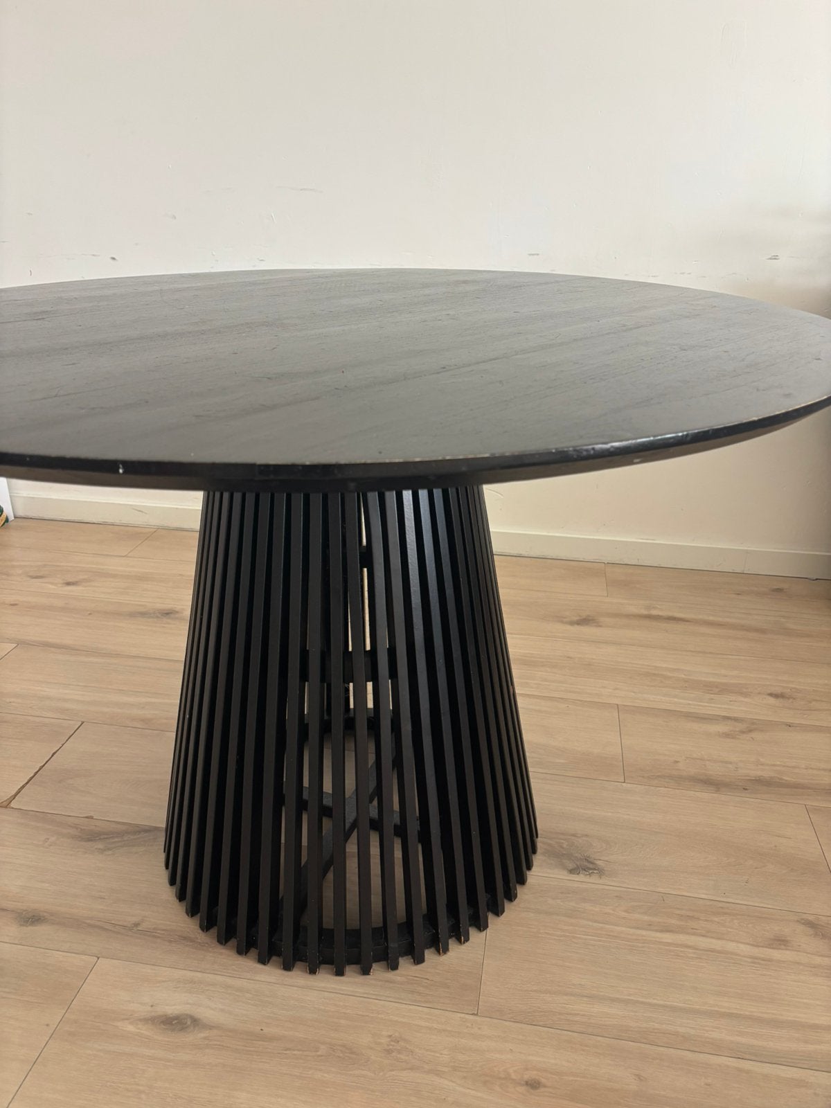 Eettafel, Huis en Inrichting, Ophalen, Gebruikt, Rond, 100 tot 150 cm