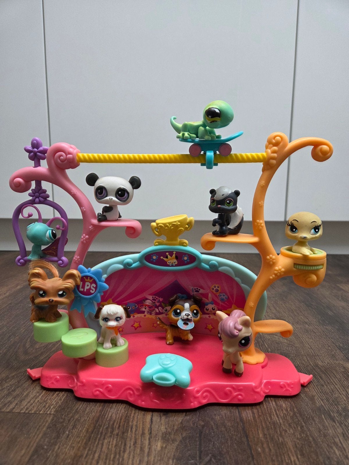 LPS Little Pet Shop Speelset met 9 dierenfiguren, Ophalen of Verzenden, Gebruikt, Jongen of Meisje