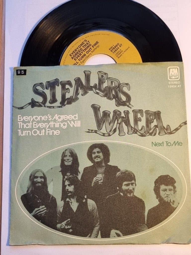 single Stealers Wheel EVERYONE'S AGREED THAT EVERYTHING 1973, Gebruikt, 7 inch, Ophalen of Verzenden, Pop
