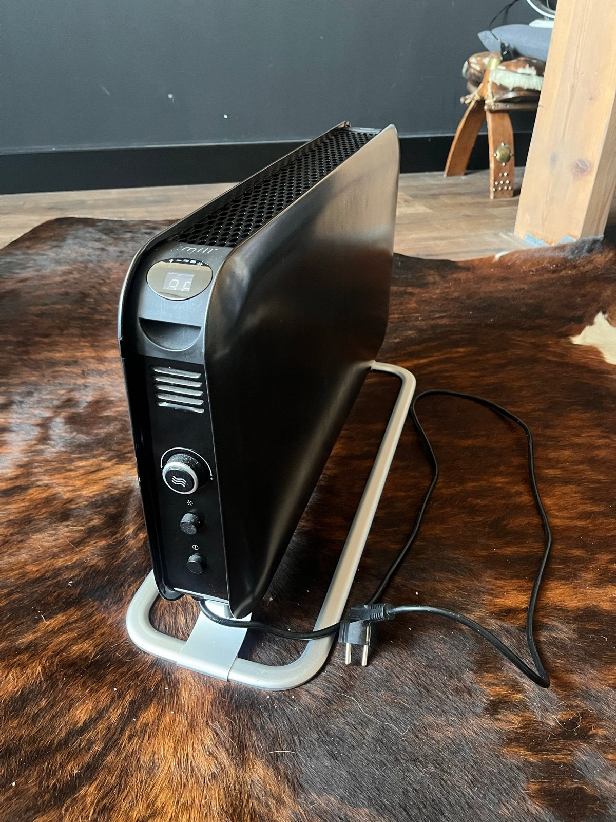 Mill SG2000LED Stalen Convectie Kachel Zwart, Ophalen, 30 tot 80 cm, Kachel, Minder dan 60 cm