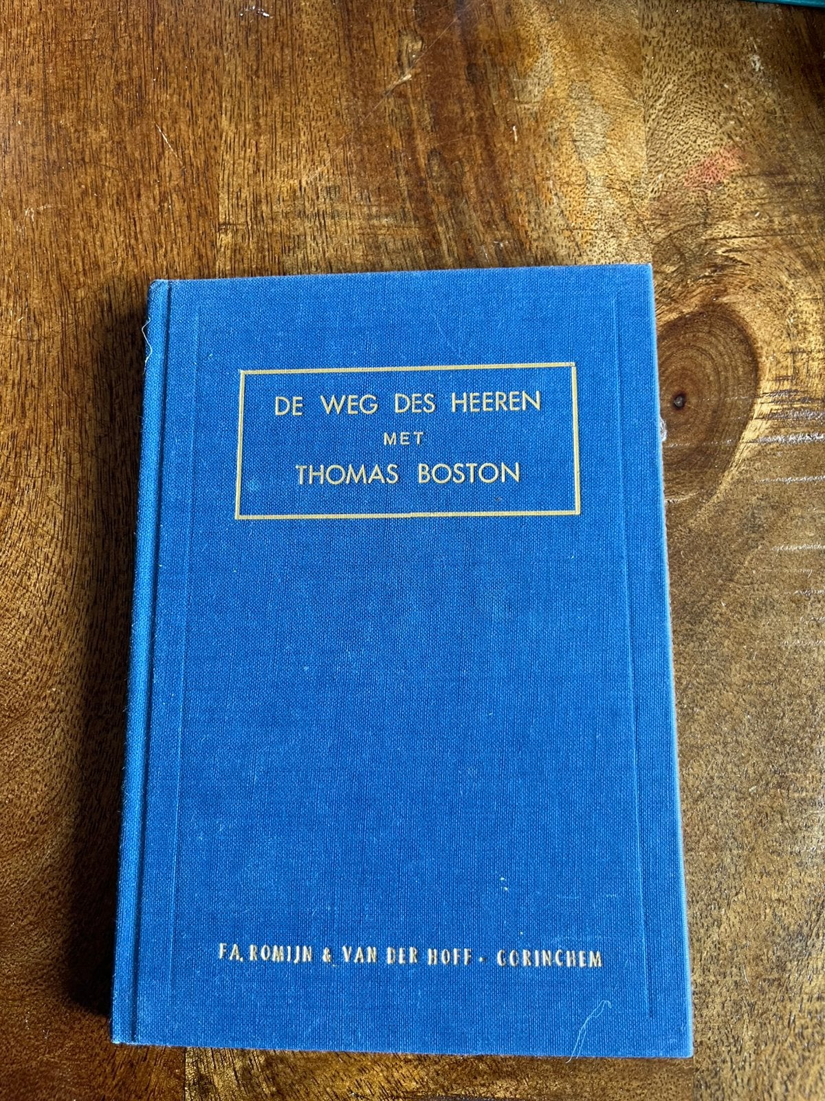 Thomas Boston - De weg des Heeren, Ophalen of Verzenden, Zo goed als nieuw