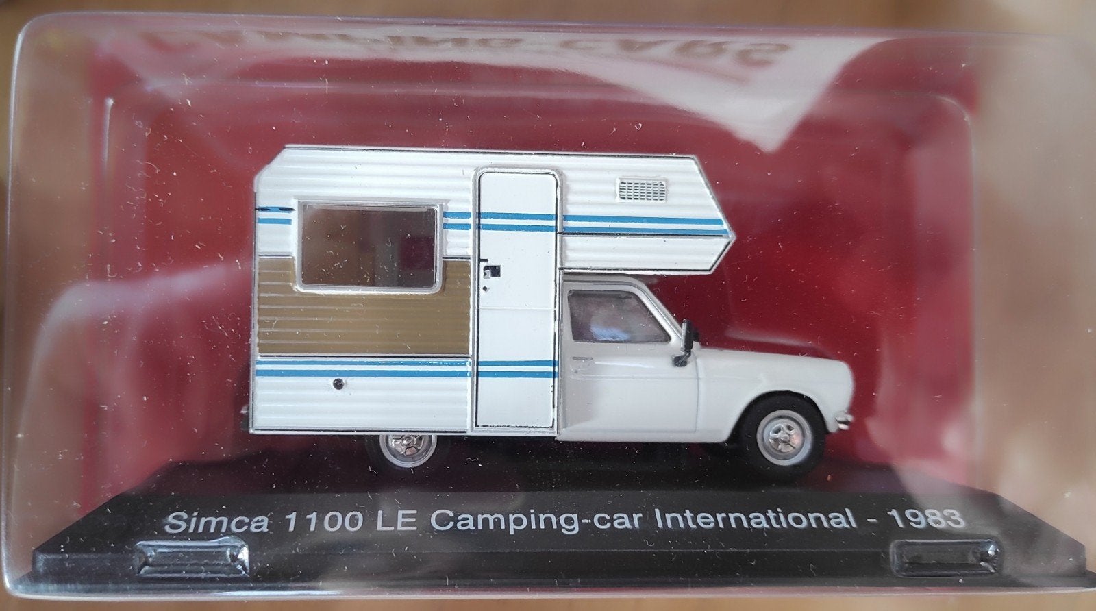 Simca 1100 Camping car 1:43 in blister + magazine, Ophalen of Verzenden, Nieuw, Auto, Overige merken
