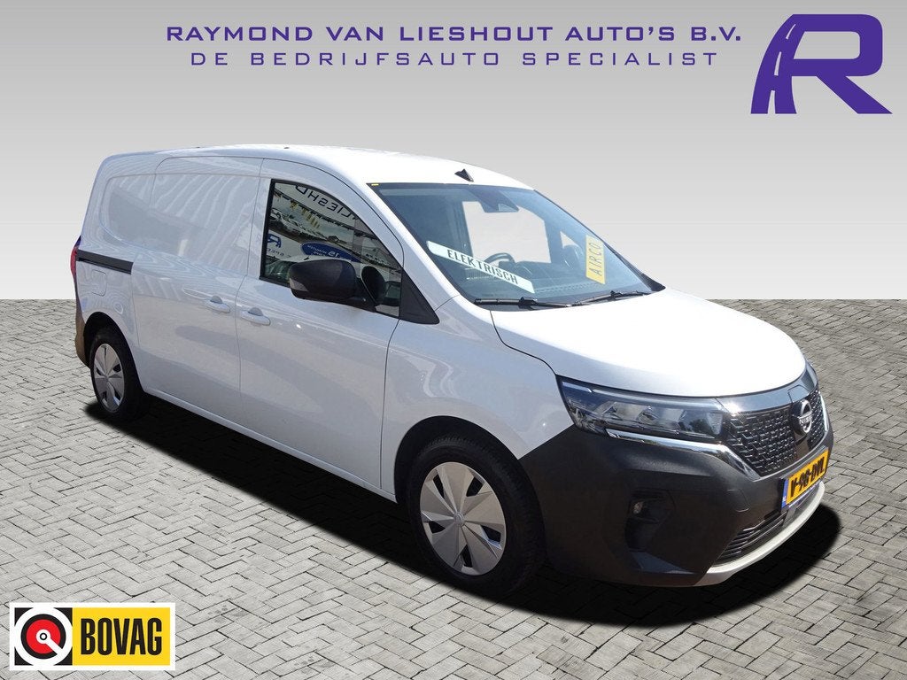 Nissan TOWNSTAR N-Connecta L2 45KW 100% ELEKTRISCH AIRCO CRU, 45 kWh, Stof, Gebruikt, Origineel Nederlands