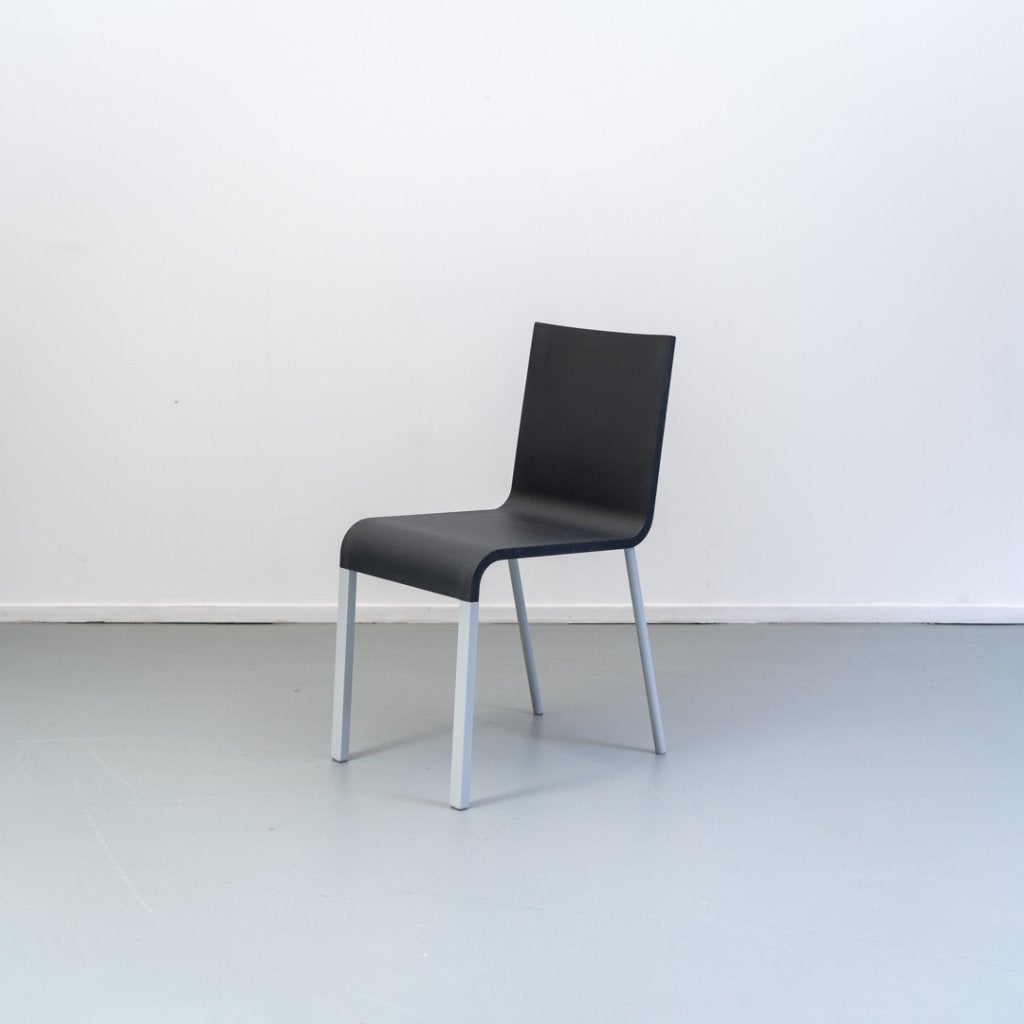 63 Vitra .03 Maarten van Severen - Zwart Niet Stapelbaar, Niet ingevuld, Zwart, Niet ingevuld, Ophalen of Verzenden