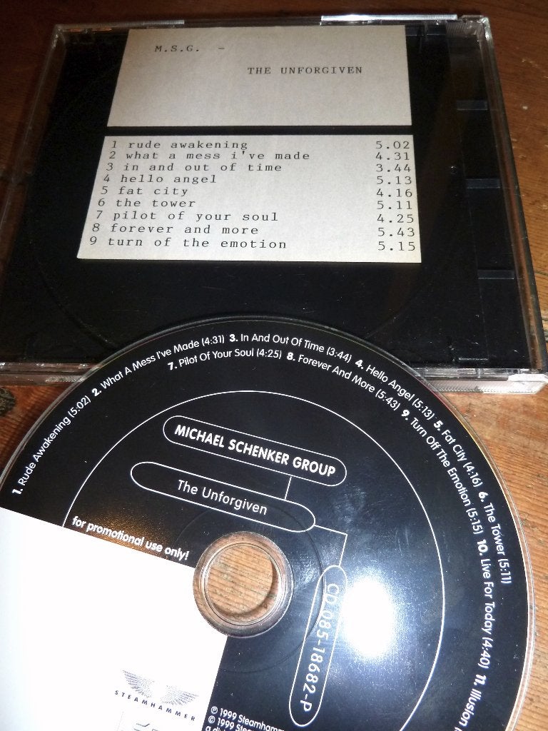 cd  CD MICHAEL SCHENKER GROUP the unforgiven  1999, Ophalen of Verzenden