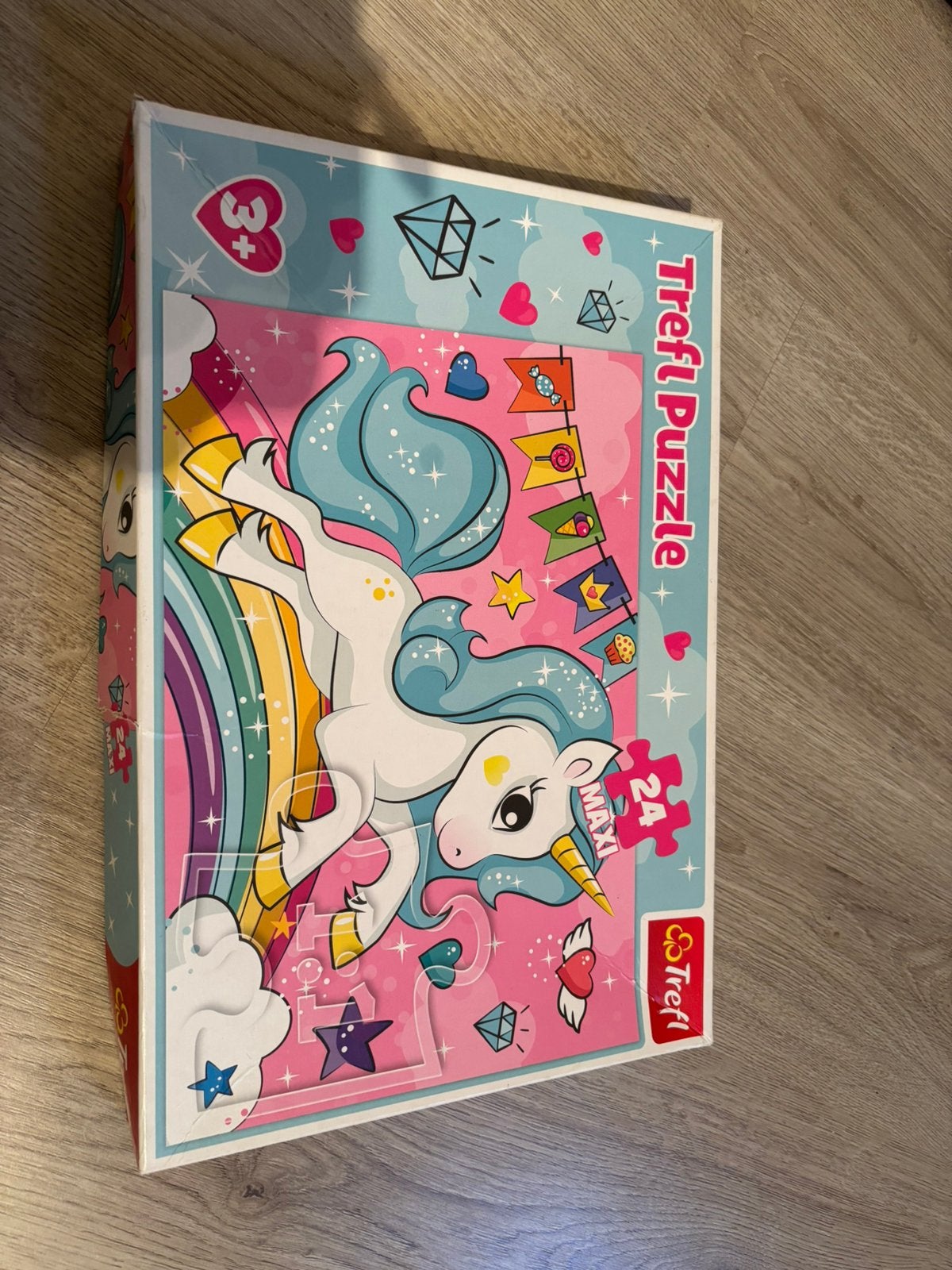 Trefl unicorn puzzel, Ophalen of Verzenden, 10 tot 50 stukjes, Gebruikt, 2 tot 4 jaar