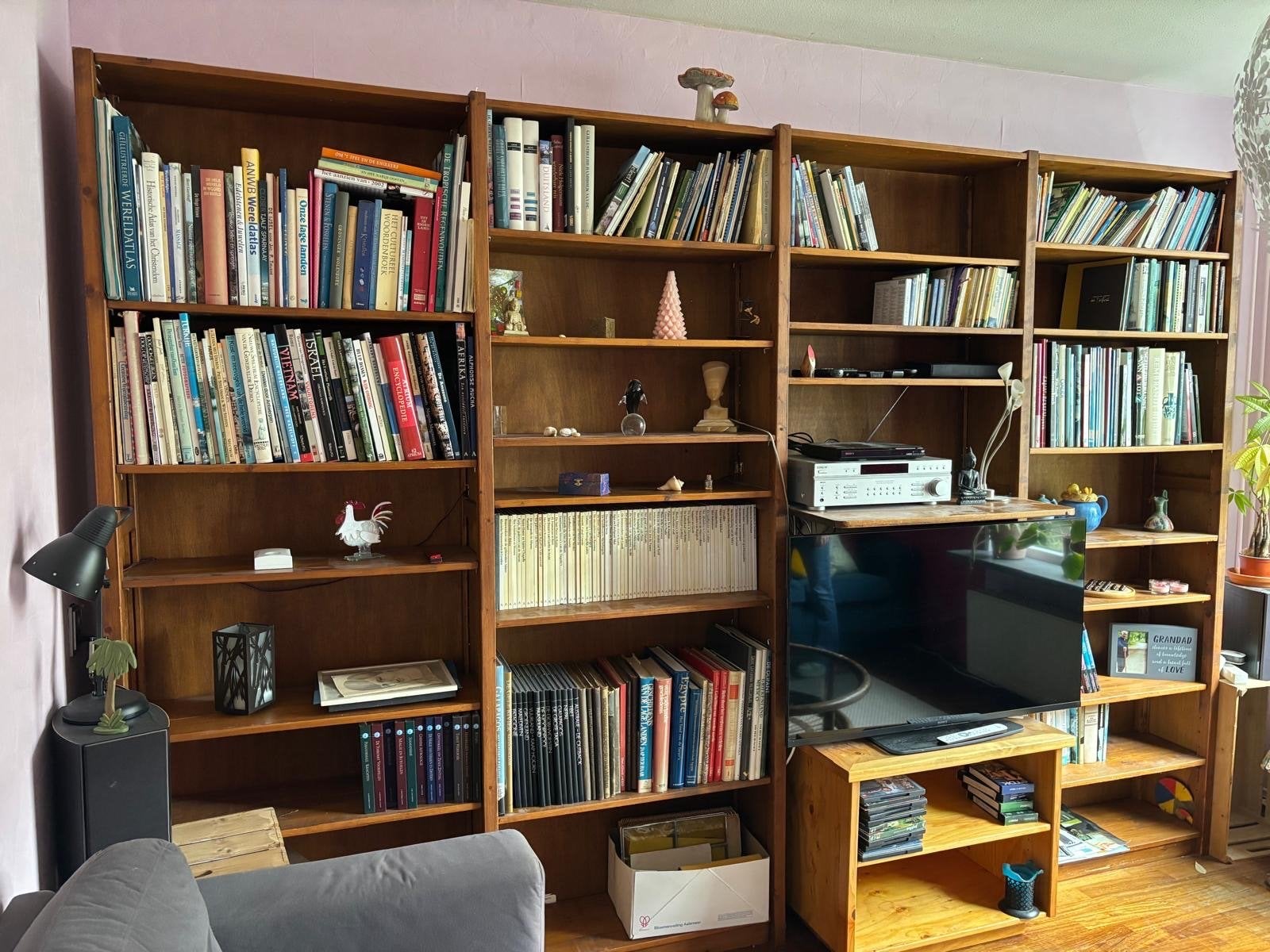 Lundia Original Boekenkasten - Modulair en Duurzaam, Ophalen, Met plank(en), Gebruikt, 200 cm of meer