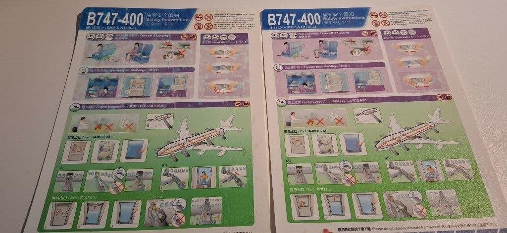 Safety on Board - China Airlines | Boeing 747-400, Ophalen of Verzenden, Zo goed als nieuw, Overige typen