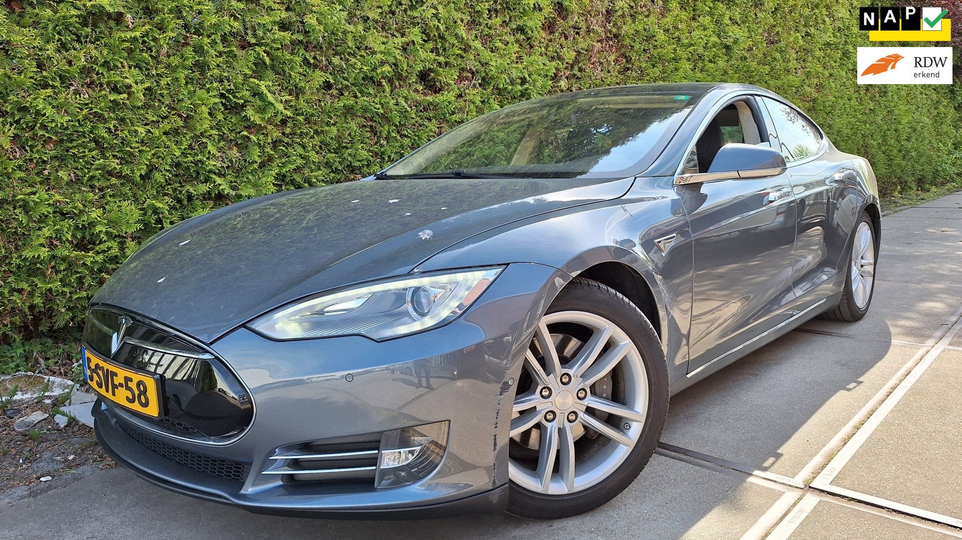 Tesla Model S 85 Signature Performance (Levenslang Free supe, Auto's, Tesla, Achterwielaandrijving, Gebruikt, Model S, 2075 kg