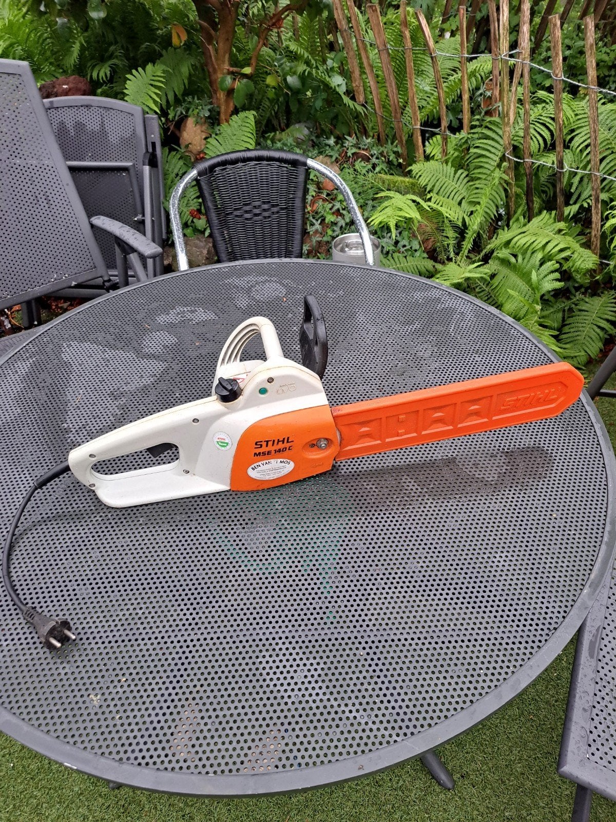 Stihl MSE 140 C Elektrische Kettingzaag - Gebruikt, Ophalen, Gebruikt, STIHL, Minder dan 10 cm