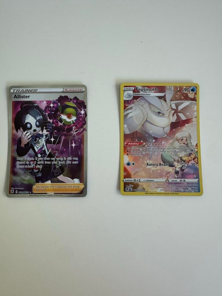 Pokémon TCG: Allister & Frosmoth Trainer Gallery (Astral Rad, Ophalen of Verzenden, Zo goed als nieuw, Meerdere kaarten, Foil