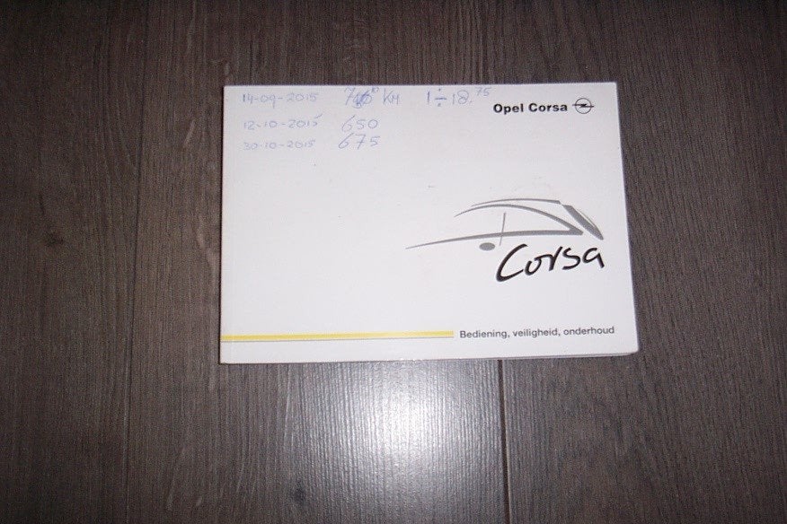 Gebruikershandleiding OPEL CORSA C   2000/2003, Ophalen of Verzenden