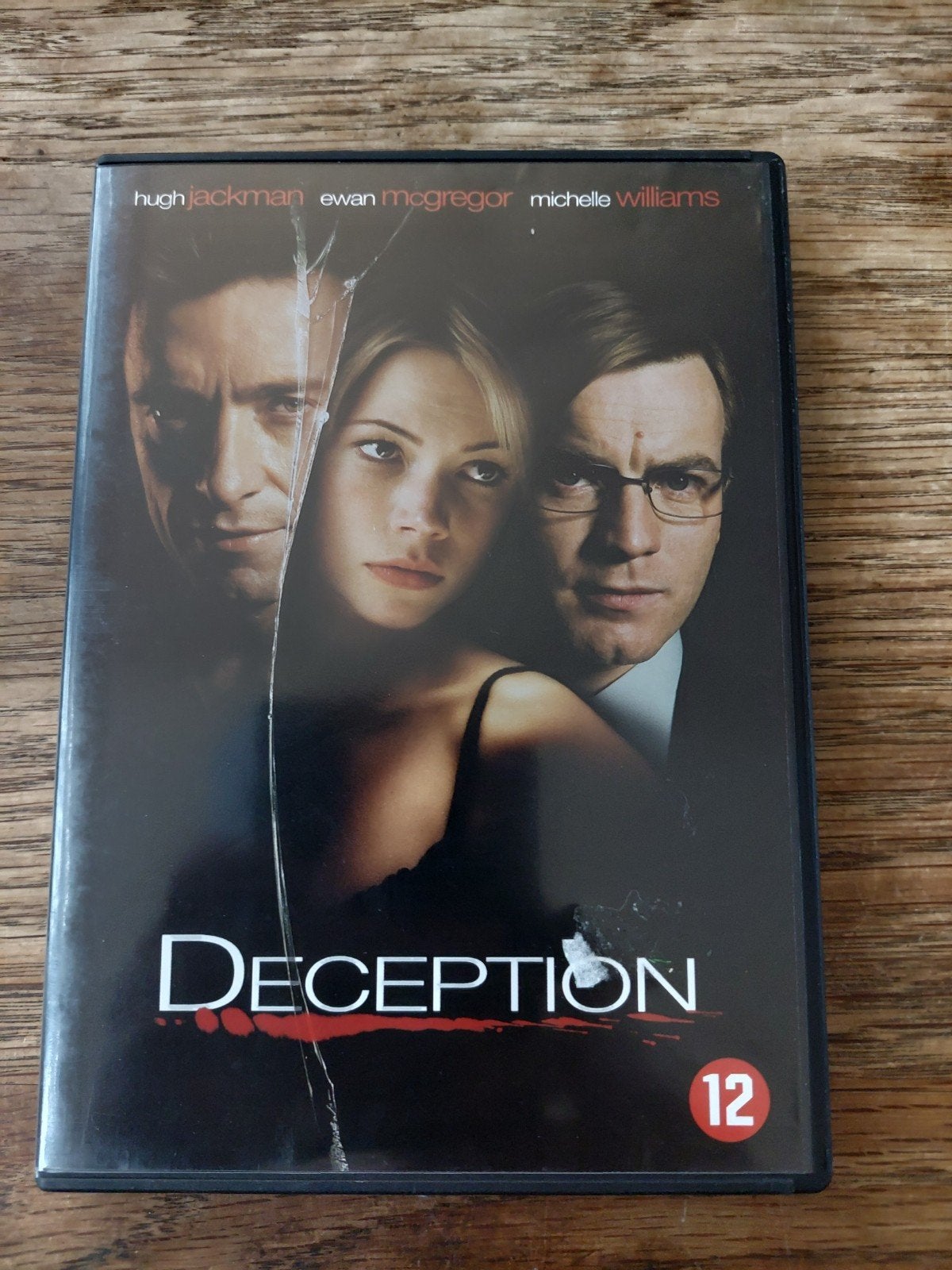 Deception DVD - Hugh Jackman, Ewan McGregor, Vanaf 12 jaar, Ophalen of Verzenden, Gebruikt, Actiethriller