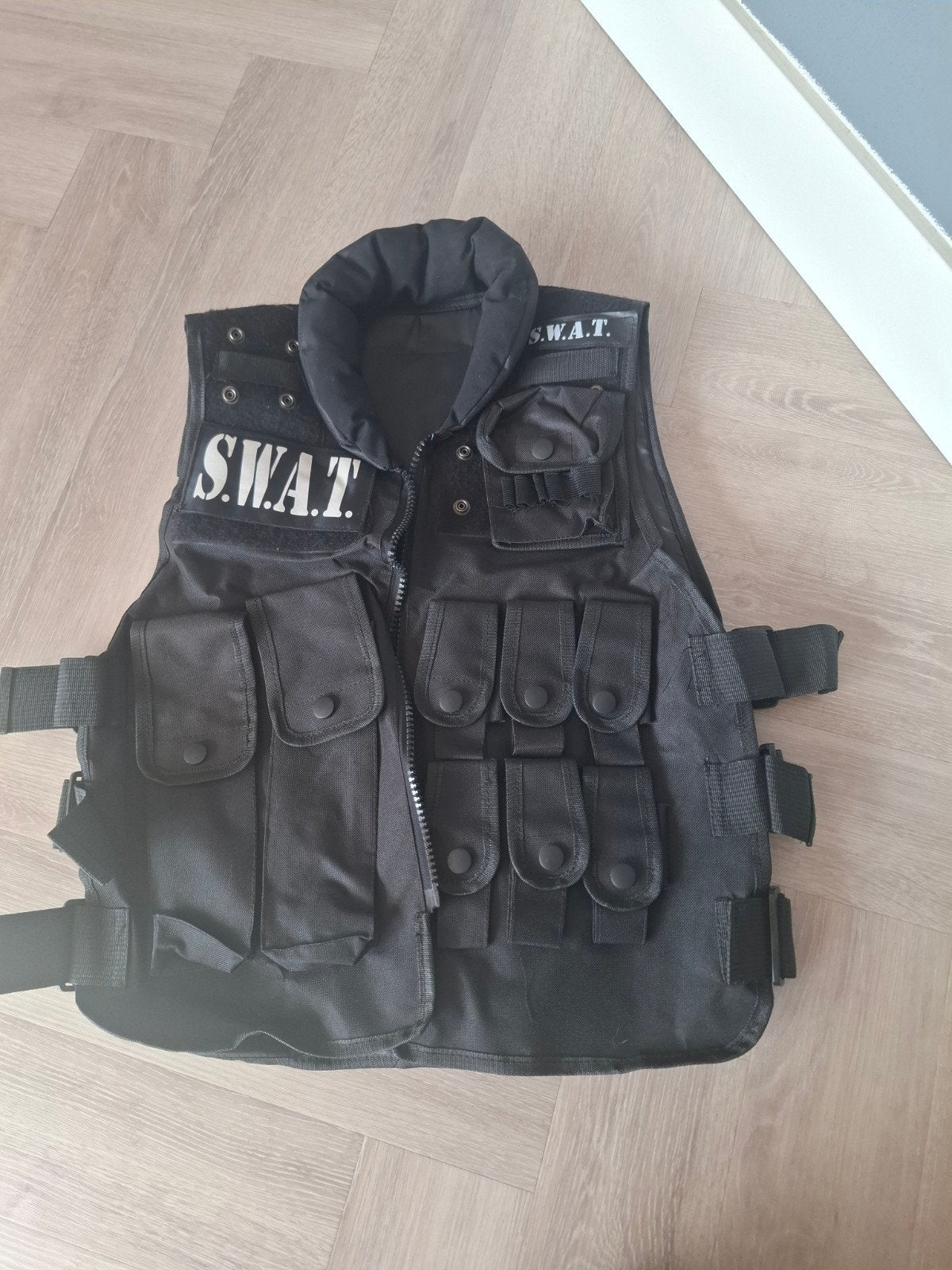Zwart S.W.A.T. Vest - Ideaal voor Carnaval of Themafeest, Ophalen of Verzenden, Zo goed als nieuw