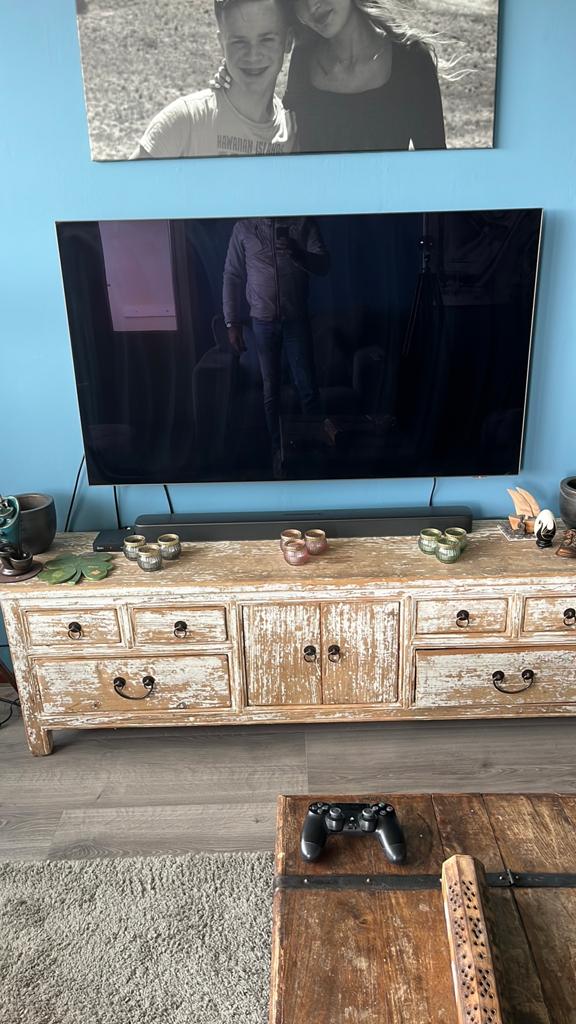 Philips ambilight 55 inch smart, Ophalen, Philips, QLED, Zo goed als nieuw