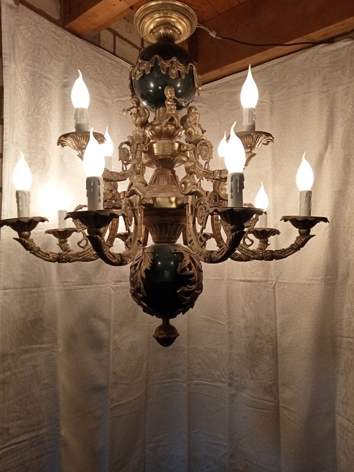 Zeer bijzondere hanglamp uit  flora bioscoop/theater Utrecht, Antiek en Kunst, Antiek | Lampen, Ophalen
