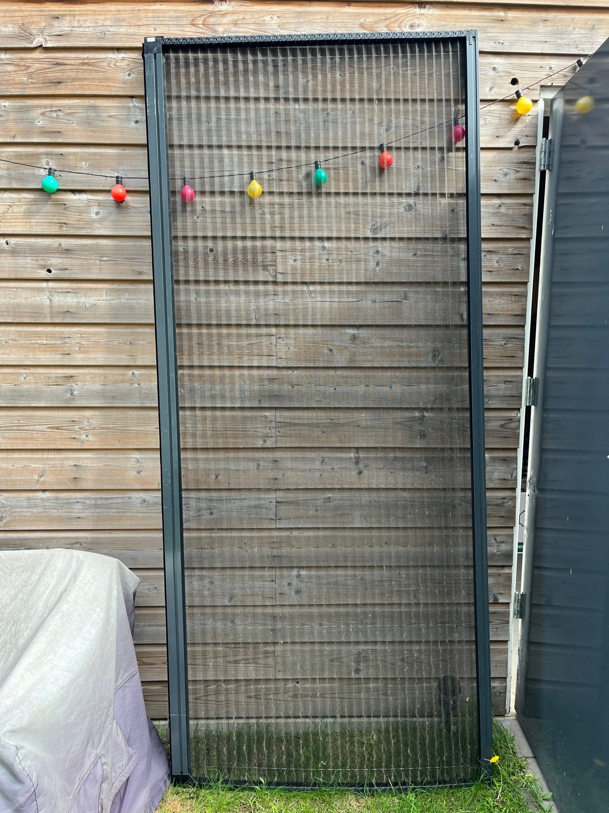 Hordeur Luxaflex 226x97,5cm, Kunststof, 215 cm of meer, Hordeur, Zo goed als nieuw