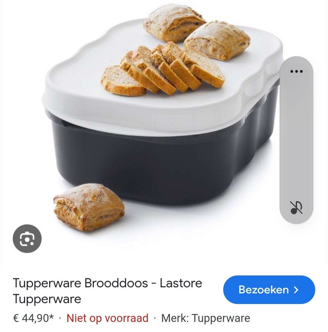 Tupperware Brooddoos Bak-n-Brood - Vershoudbox, Ophalen of Verzenden