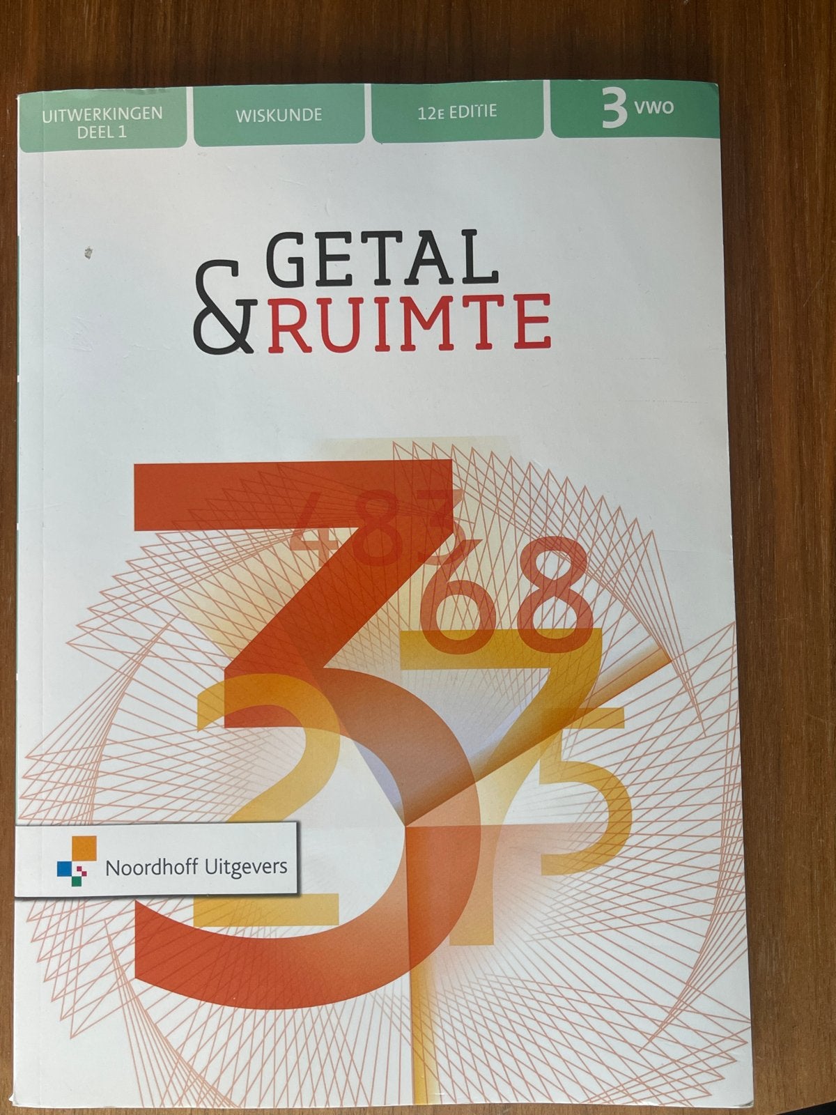 Getal & Ruimte Uitwerkingen deel 1&2 Wiskunde 3VWO 12 editie, Ophalen of Verzenden, Zo goed als nieuw, VWO, Wiskunde B