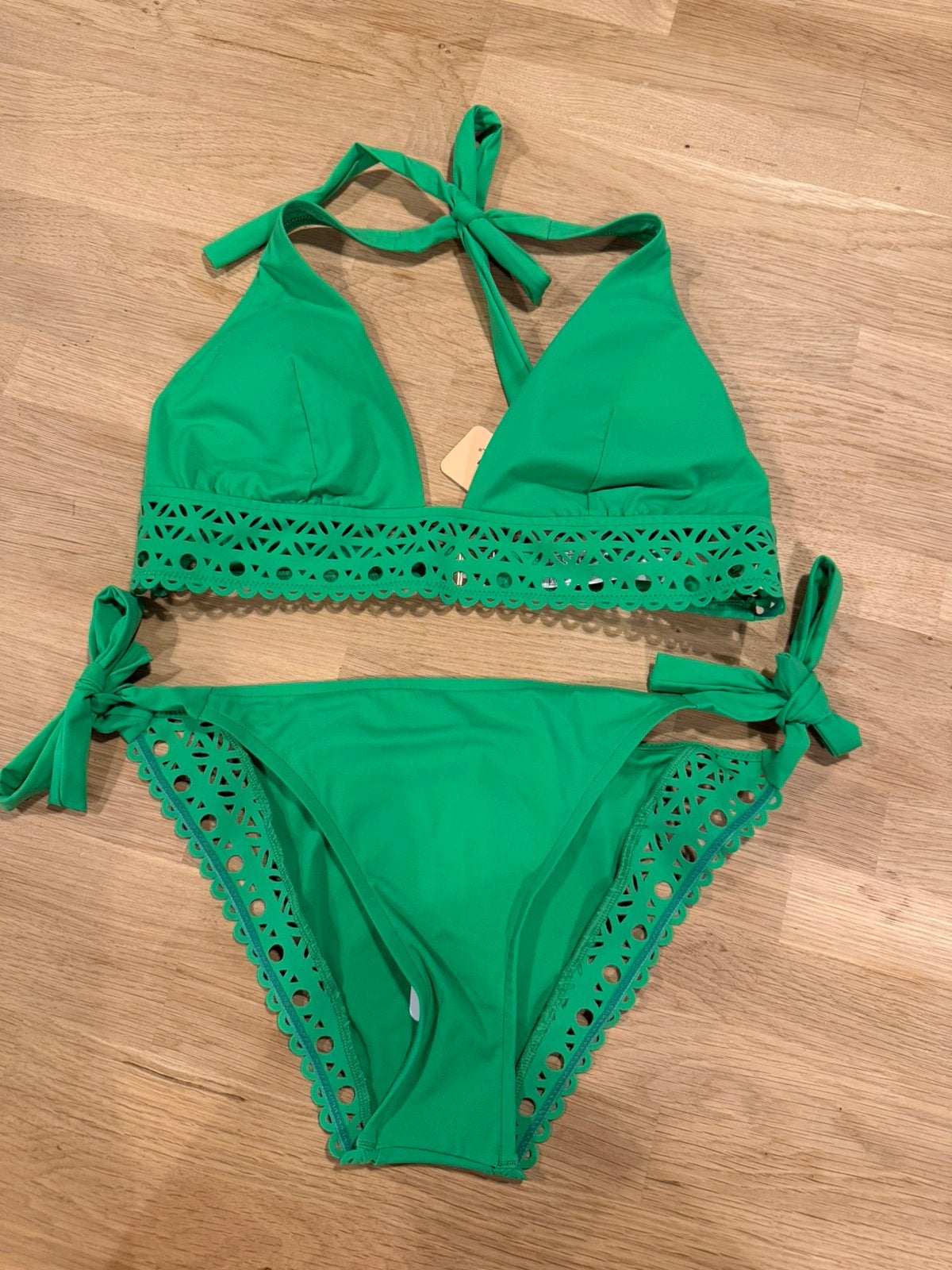 Lise Charmel bikini 38B slip 38 NIEUW!! Nu €75, Ophalen of Verzenden, Nieuw, Groen, Bikini