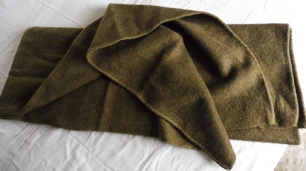 Gloednieuwe Wollen Militaire deken Wol scouting 210 x 160 cm, Ophalen, Nieuw