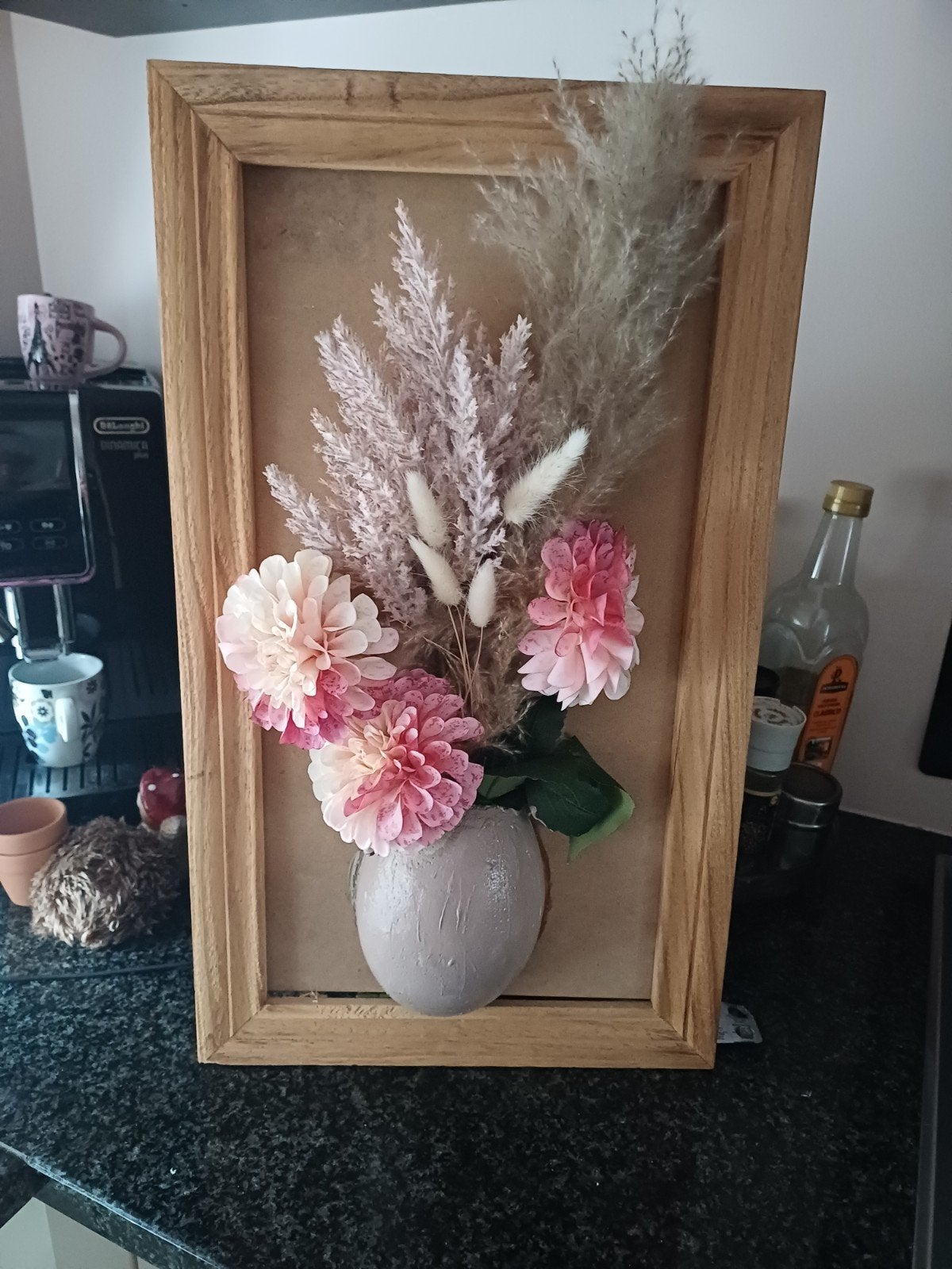 Schilderij met boeket bloemen - Ophalen/Verzenden, Ophalen of Verzenden