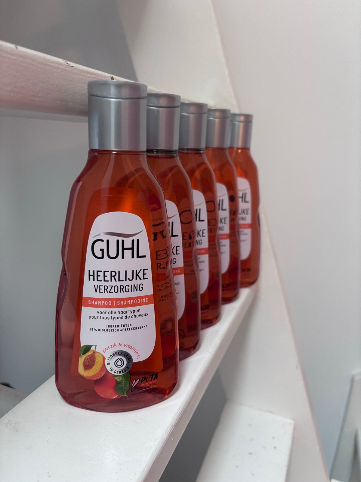 Guhl Shampoo Perzik & Vitamine C - Heerlijke Verzorging, Ophalen of Verzenden, Nieuw, Shampoo of Conditioner