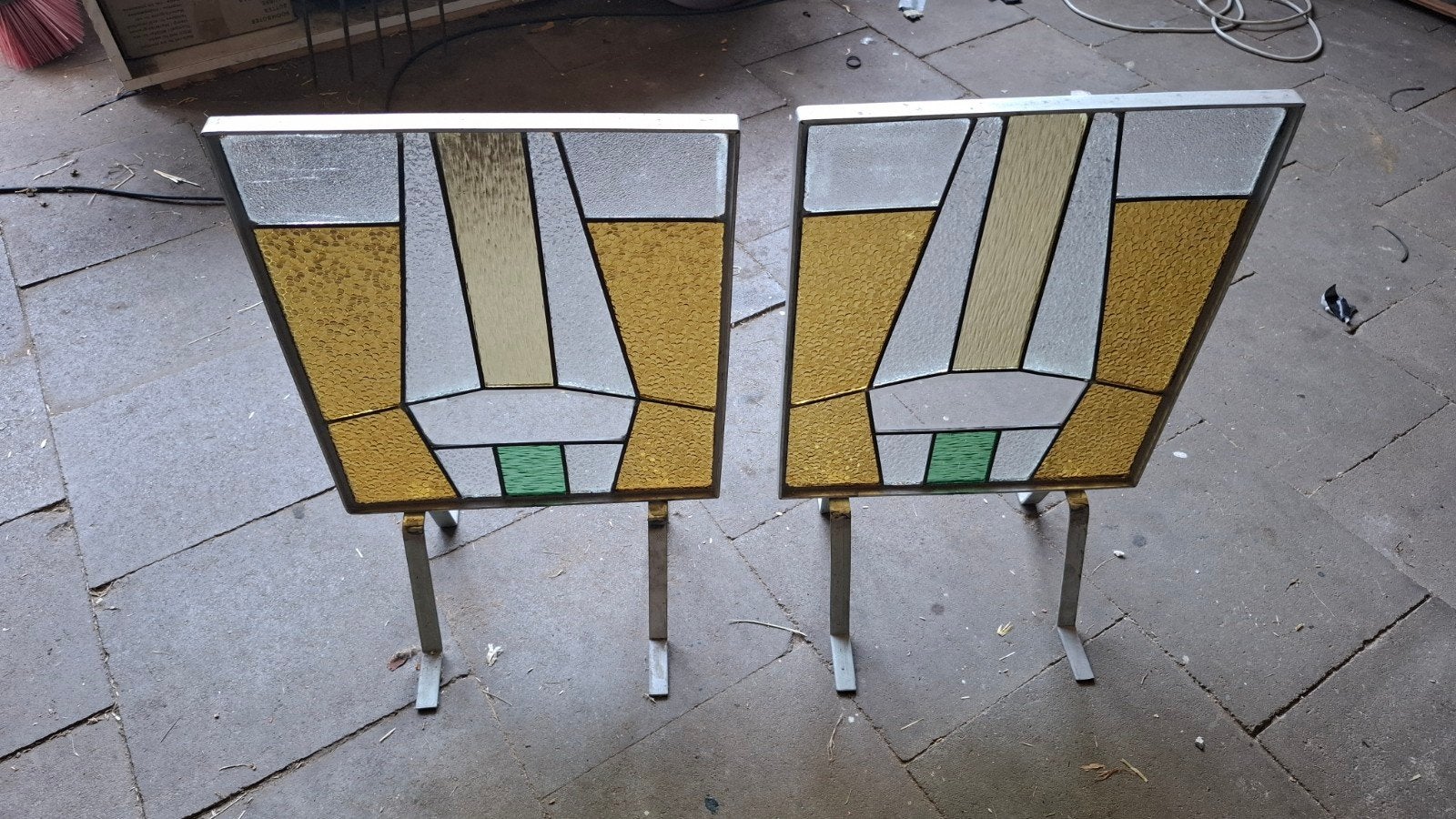 Glas in lood raamdecoratie, Huis en Inrichting, Woonaccessoires | Overige, Ophalen, Zo goed als nieuw