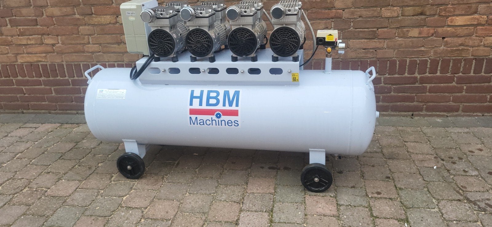 hbm compressor 200 liter 230 volt, 100 liter of meer, Ophalen