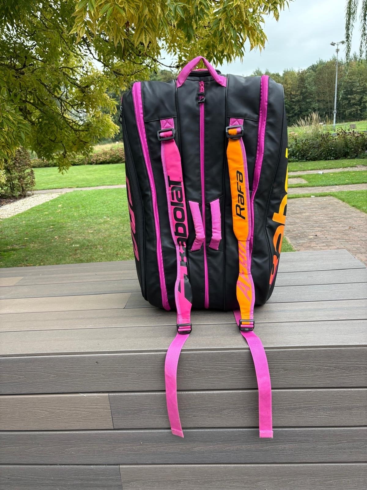 Babolat Pure Aero Rafa 12 Rackets Tennistas - Zwart/Roze, Sport en Fitness, Ophalen, Gebruikt, Tas, Babolat