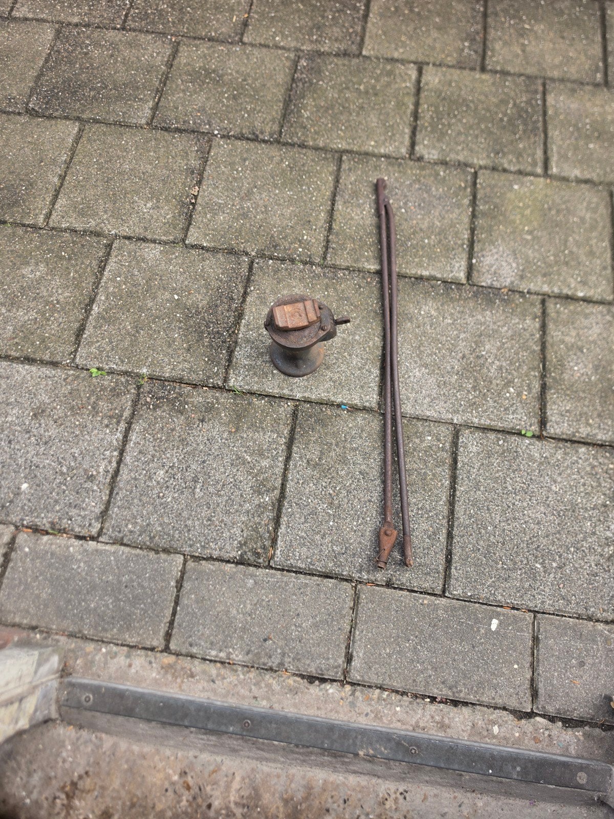 hydrolische potkrik compleet zie foto,s ervan., Ophalen, Hydraulisch, Potkrik
