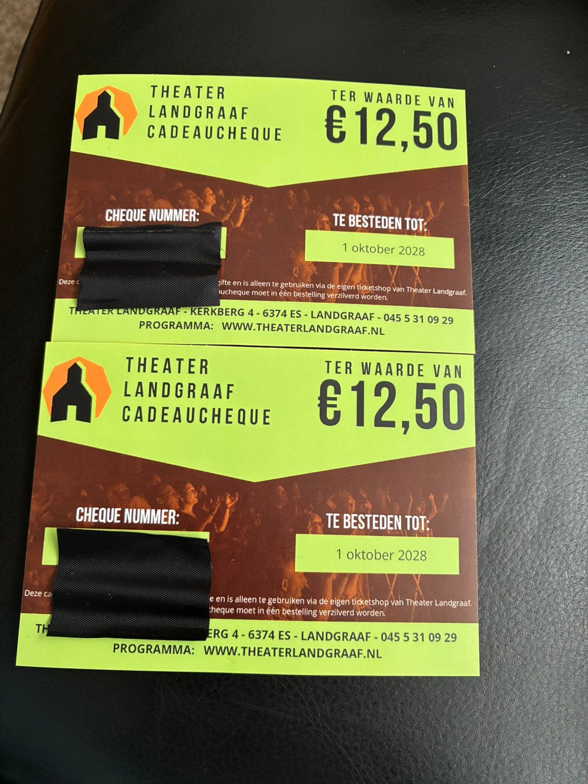 Theater Landgraaf, Tickets en Kaartjes, Twee personen